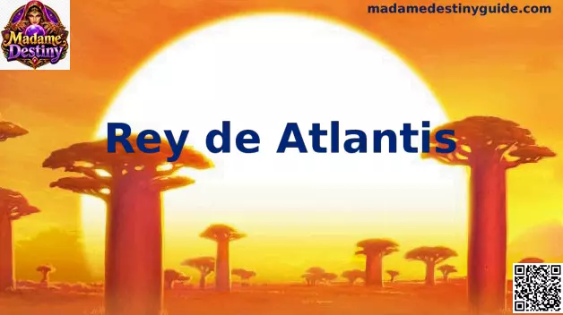 Vista amplia de Rey de Atlantis con temática de aventura submarina