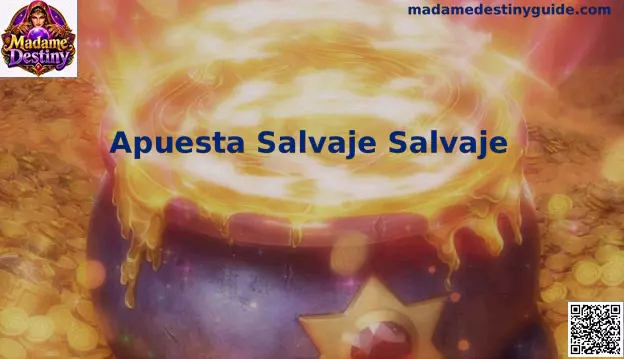 Pantalla del simulador Apuesta Salvaje Salvaje inspirado en Madame Destiny