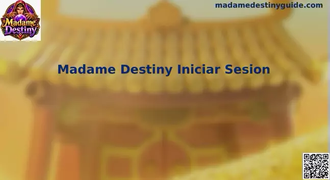 Interfaz de inicio de sesión seguro en Madame Destiny México